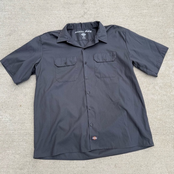 Grey Dickies Grey Work Shirt - Picture 1 of 5